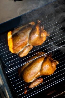 Bradley Original Smoker 4-Rack / Elektro Räucherofen -Rosles Der Grill Geschaft 13236 Bradley Smoker Gefluegel