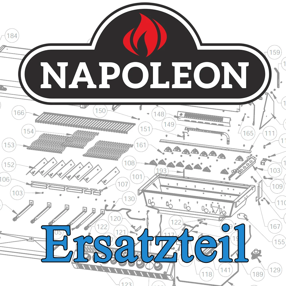 Napoleon Ersatzteil: Edelstahlrost Gross PRO500 / PRO665 / PRO825 - 1 Stück 3 Napoleon Ersatzteil: Edelstahlrost Gross PRO500 / PRO665 / PRO825 - 1 Stück