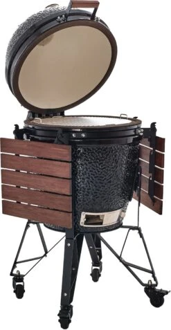 The Bastard Keramikgrill Classic Large - Complete - Schwarz Glänzend - Modell 2023 15 The Bastard Keramikgrill Classic Large - Complete - Schwarz Glänzend - Modell 2023 -Rosles Der Grill Geschaft Bastard Grill Large Complete Deckel Seitentische BC201