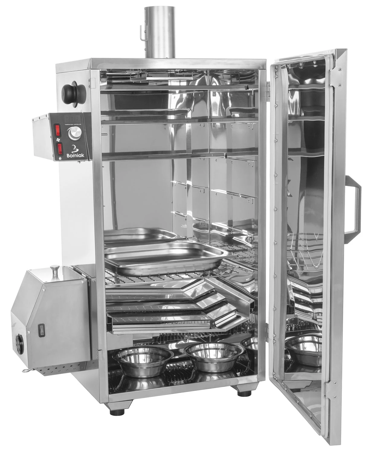Borniak BBQ Smoker Digital BBDS-70 Edelstahl - Version 1.4 3 Borniak BBQ Smoker Digital BBDS-70 Edelstahl - Version 1.4 - Image 2