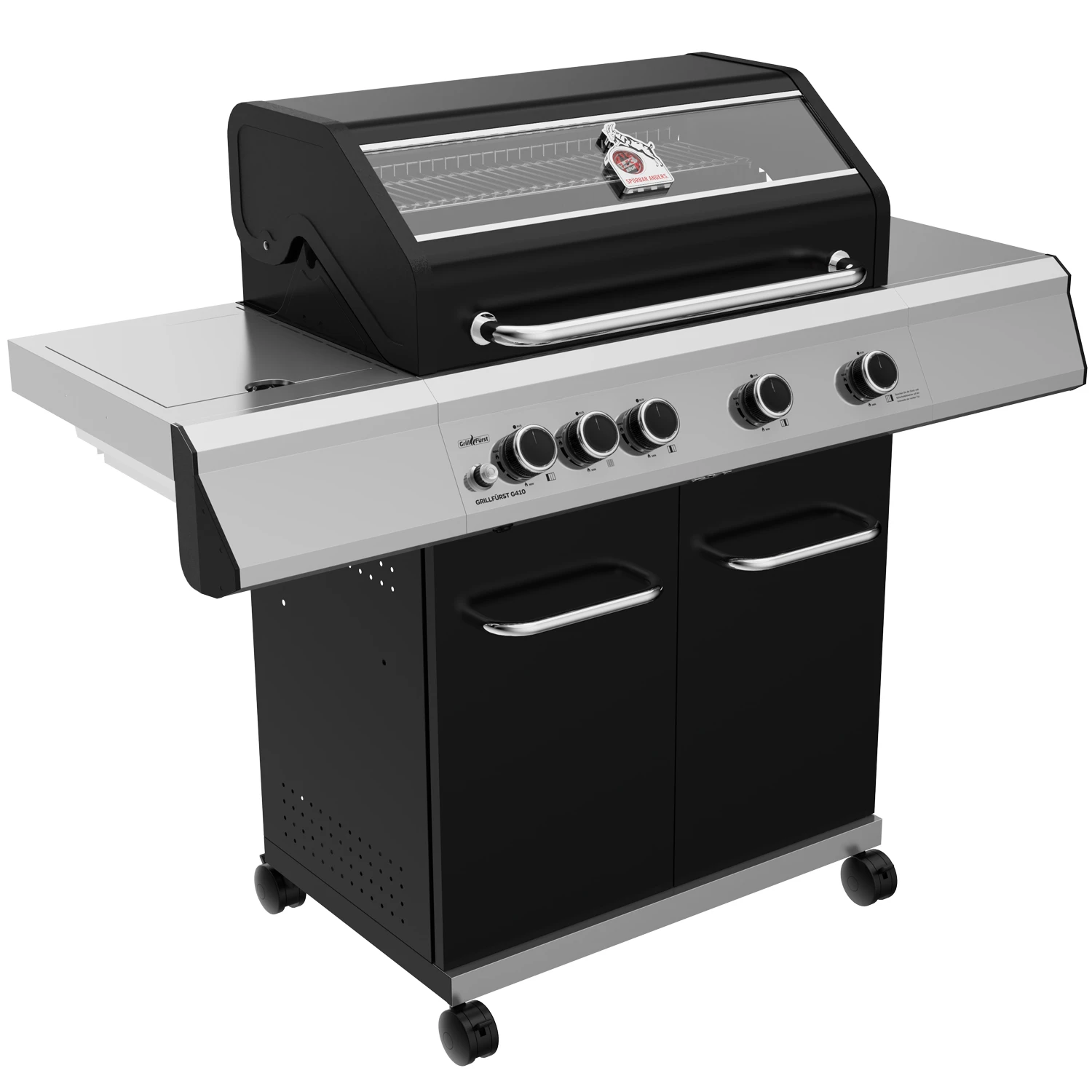 Grillfürst G410E 4-Brenner Gasgrill - 1. FC Köln Edition - Edelstahlroste 4 Grillfürst G410E 4-Brenner Gasgrill - 1. FC Köln Edition - Edelstahlroste - Image 2