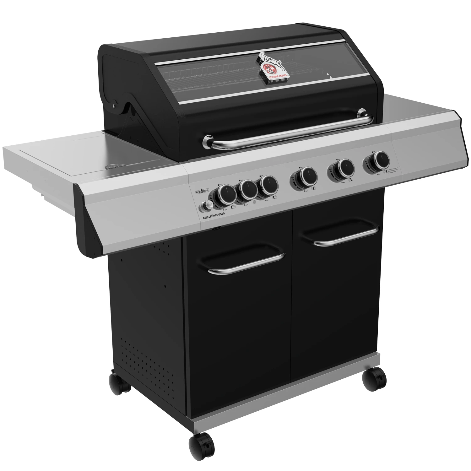 Grillfürst G510E 5-Brenner Gasgrill - 1. FC Köln Edition - Edelstahlroste 4 Grillfürst G510E 5-Brenner Gasgrill - 1. FC Köln Edition - Edelstahlroste - Image 2