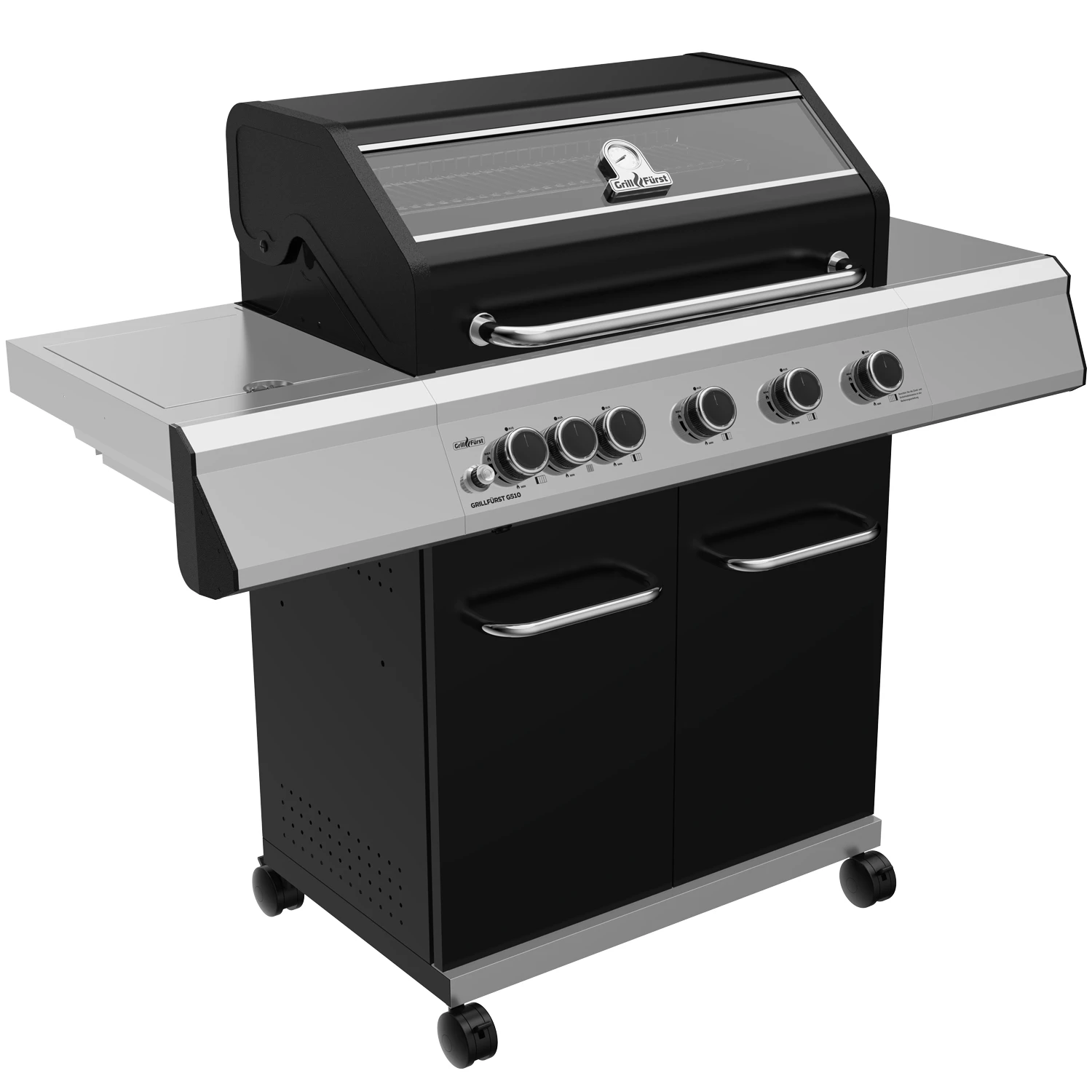 Grillfürst G510E 5-Brenner Gasgrill Mit Hochtemperaturbrenner Und Edelstahl Rosten - X-DEAL Inkl. Zubehörpaket 4 Grillfürst G510E 5-Brenner Gasgrill Mit Hochtemperaturbrenner Und Edelstahl Rosten - X-DEAL Inkl. Zubehörpaket - Image 2