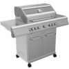 Grillfürst G521G 5-Brenner Edelstahl-Gasgrill - Eintracht Frankfurt Edition - Gusseisenroste