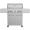 Grillfürst G521E 5-Brenner Edelstahl-Gasgrill Mit Hochtemperaturbrenner, Heckbrenner Und Edelstahl Rosten - X-DEAL Inkl. Zubehörpaket -Rosles Der Grill Geschaft Grillfuerst Gasgrill G521E frontal