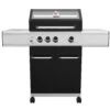 Grillfürst G310G 3-Brenner Gasgrill - 1. FC Köln Edition - Gusseisenroste -Rosles Der Grill Geschaft Koeln Grill G310 Gasgrill