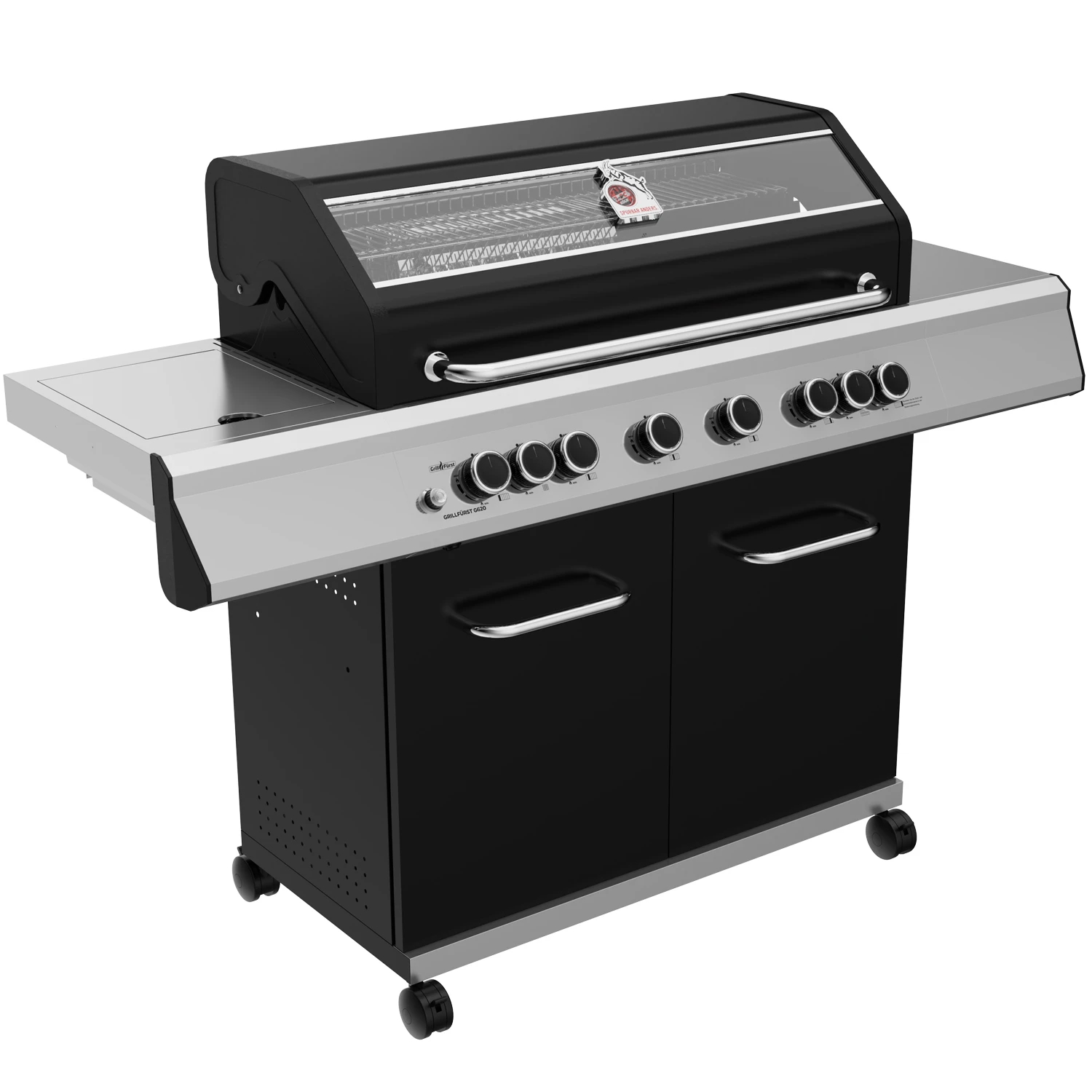 Grillfürst G620E 6-Brenner Gasgrill - 1. FC Köln Edition - Edelstahlroste 4 Grillfürst G620E 6-Brenner Gasgrill - 1. FC Köln Edition - Edelstahlroste - Image 2