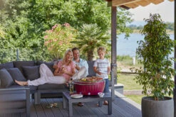 LotusGrill XXL - Holzkohle Grillstation - Feuerrot 11 LotusGrill XXL - Holzkohle Grillstation - Feuerrot -Rosles Der Grill Geschaft LotusGrill XXL Feuerrot ohne Wagen Tischgrill