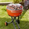 LotusGrill XXL - Holzkohle Grillstation - Mandarineorange 2 LotusGrill XXL - Holzkohle Grillstation - Mandarineorange -Rosles Der Grill Geschaft LotusGrill XXL Mandarinenorange Grillstation