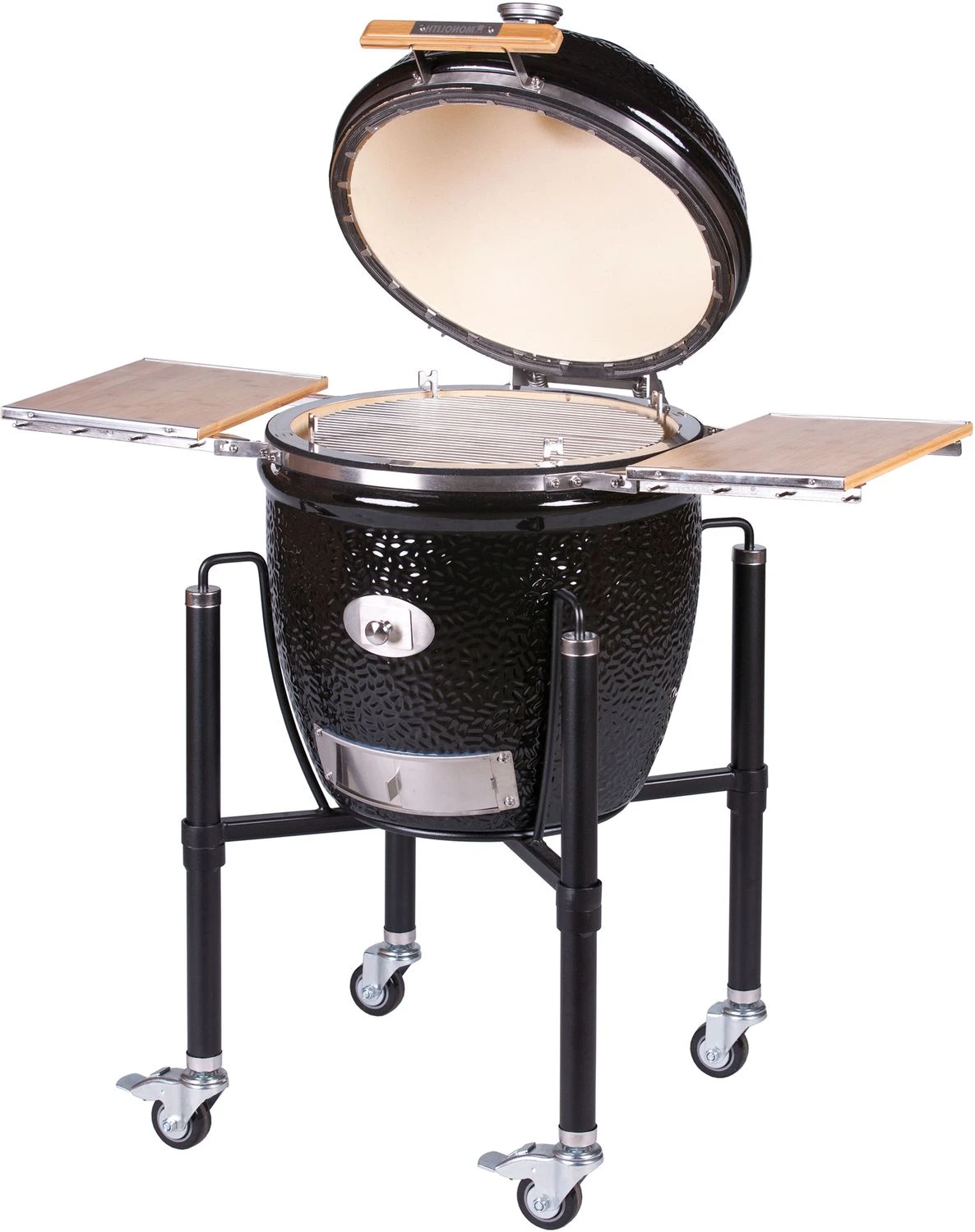 Monolith Grill CLASSIC BBQ GURU - PRO-Serie 2.0 Schwarz - MIT Gestell Und Seitentischen - Inkl. UltraQ Controller Set 5 Monolith Grill CLASSIC BBQ GURU - PRO-Serie 2.0 Schwarz - MIT Gestell Und Seitentischen - Inkl. UltraQ Controller Set - Image 3