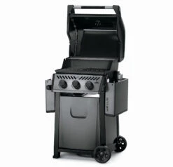 Napoleon Freestyle 365 Gasgrill, Graphit - Modell 2023 - X-DEAL Inkl. Abdeckhaube Und Gussplatte -Rosles Der Grill Geschaft Napoleon Freestyle 365 Gasgrill Seite Deckel offen 1