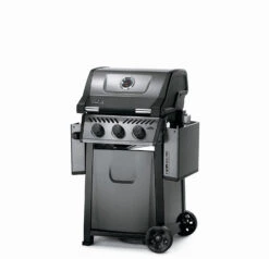 Napoleon Freestyle 365 Gasgrill, Graphit - Modell 2023 - X-DEAL Inkl. Drehspiess -Rosles Der Grill Geschaft Napoleon Freestyle 365 Gasgrill Seiten abgeklappt