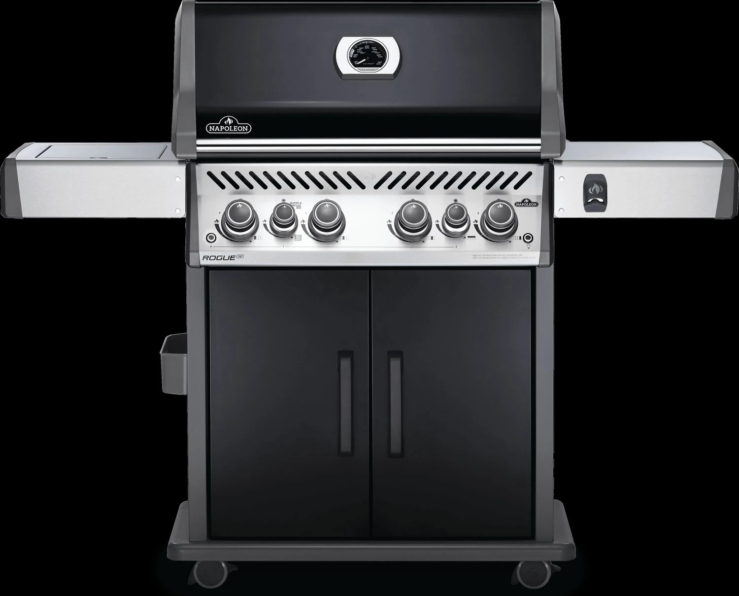 Napoleon Rogue SE 525 Gasgrill, Schwarz Mit Gussrosten, Sizzle Zone Und Heckbrenner - Modell 2023 4 Napoleon Rogue SE 525 Gasgrill, Schwarz Mit Gussrosten, Sizzle Zone Und Heckbrenner - Modell 2023 - Image 2