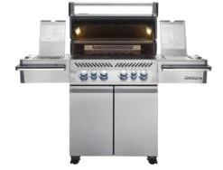 Napoleon Prestige Pro 500-3 Edelstahl Gasgrill Inkl. Drehspieß - Modell 2023 - SMART Deal Inkl. Grillfürst Grill Control -Rosles Der Grill Geschaft Napoleon Prestige Pro 500 offen 01