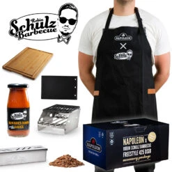 Napoleon Freestyle 425 Gasgrill - Mit Sizzle Zone - Limited Robin Schulz Barbecue Edition - Inkl. Mega Zubehörpaket -Rosles Der Grill Geschaft Napoleon Robin Schulz Barbecue Zubehoerpaket