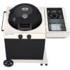 Outdoorchef Gas Kugelgrill Arosa 570 G Tex Inkl. Blazing Zone + Cooking Zone -Rosles Der Grill Geschaft Outdoorchef Blazing Cooking Zone Arosa Tex angebaut weiss