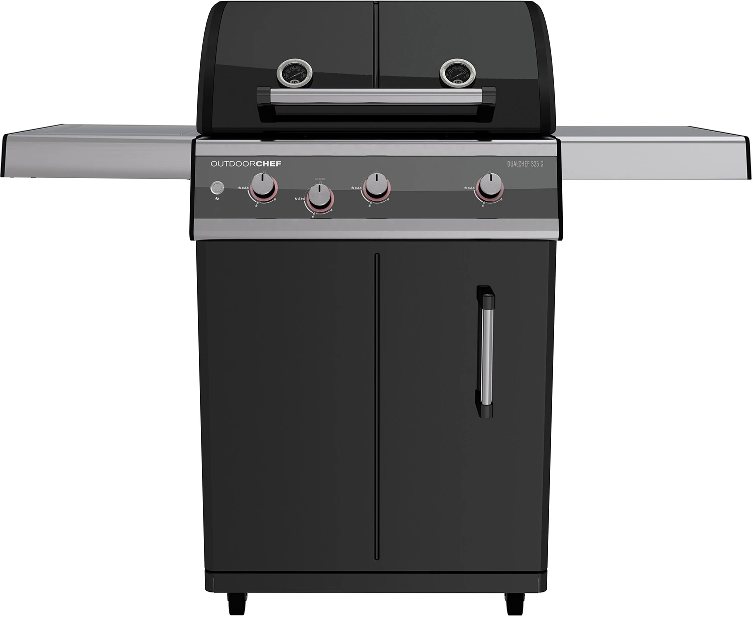 Outdoorchef Dualchef 325 G Gasgrill Mit Seitenkocher + BLAZING ZONE Infrarotbrenner + DGS Gusseisen Grillrost 2 Stk. + DGS Gemüse Grillrost 2 Stk. 4 Outdoorchef Dualchef 325 G Gasgrill Mit Seitenkocher + BLAZING ZONE Infrarotbrenner + DGS Gusseisen Grillrost 2 Stk. + DGS Gemüse Grillrost 2 Stk. - Image 2