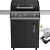 Outdoorchef Dualchef 325 G Gasgrill Mit Seitenkocher + BLAZING ZONE Infrarotbrenner + DGS Gusseisen Grillrost 2 Stk. + DGS Gemüse Grillrost 2 Stk. -Rosles Der Grill Geschaft Outdoorchef Dualchef 325 G Upgrade Blazing Zone