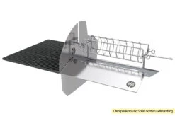 Outdoorchef Dualchef S 425 G Edelstahl Gasgrill Mit Seitenkocher + BLAZING ZONE Infrarotbrenner 27 Outdoorchef Dualchef S 425 G Edelstahl Gasgrill Mit Seitenkocher + BLAZING ZONE Infrarotbrenner -Rosles Der Grill Geschaft Outdoorchef Dualchef Heat Diffuser Drehspiess