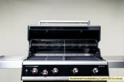 Outdoorchef Dualchef S 425 G Edelstahl Gasgrill Mit Seitenkocher + BLAZING ZONE Infrarotbrenner 41 Outdoorchef Dualchef S 425 G Edelstahl Gasgrill Mit Seitenkocher + BLAZING ZONE Infrarotbrenner -Rosles Der Grill Geschaft Outdoorchef Dualchef S 425 G geteilter Garraum