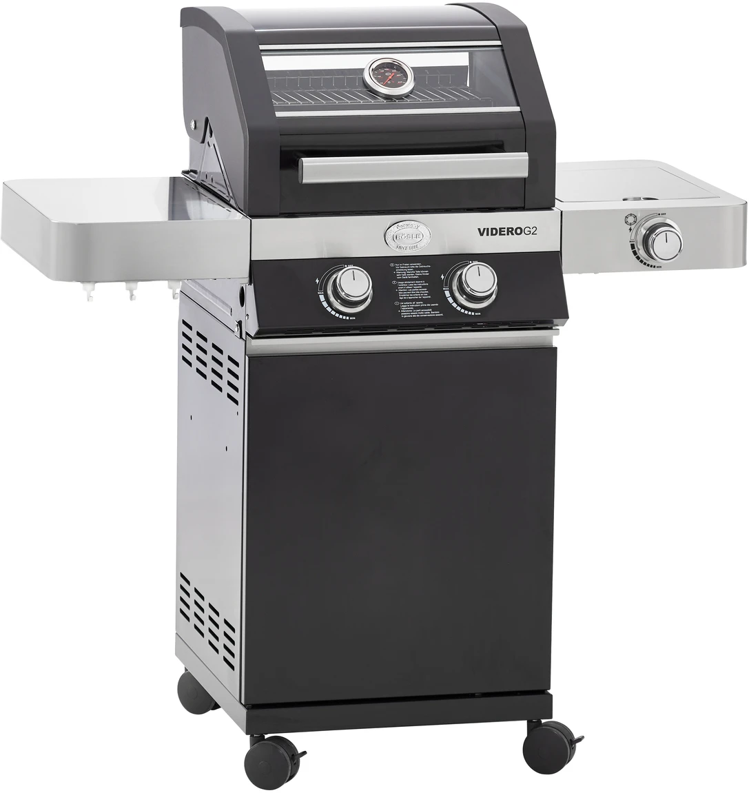 Rösle Gasgrill Videro G2 Schwarz - Modell 2022 Inkl. Abdeckhaube 3 Rösle Gasgrill Videro G2 Schwarz - Modell 2022 Inkl. Abdeckhaube