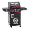 Rösle Videro G2-S VARIO+ Schwarz Gasgrill - FC Bayern Edition - Inkl. FC Bayern Abdeckhaube Und Grillbürste -Rosles Der Grill Geschaft Roesle FC Bayern Grill Videro G2 S Aufkleber Logo