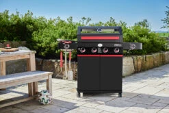 Rösle Videro G4-S VARIO+ Schwarz Gasgrill - FC Bayern Edition - Inkl. FC Bayern Abdeckhaube, Grillzange, Grillbürste Und Grillhandschuhe -Rosles Der Grill Geschaft Roesle FC Bayern Muenchen Grill Videro G4 S