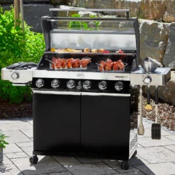 Rösle Gasgrill Videro G6-S VARIO+ Schwarz - Modell 2023 - Inkl. Abdeckhaube -Rosles Der Grill Geschaft Roesle Gasgrill Videro G6 S Mood