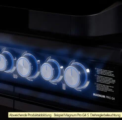 Rösle Gasgrill Magnum PRO G3 - Modell 2023 -Rosles Der Grill Geschaft Roesle Magnum Pro Drehregler beleuchtet Beispiel G4 S 1