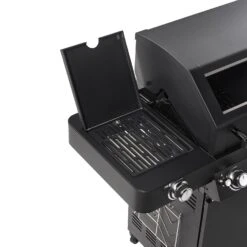 Rösle Gasgrill BBQ-Station Videro G4-S Vario+ Nero Schwarz - Modell 2023 - X-DEAL Inkl. Abdeckhaube -Rosles Der Grill Geschaft Roesle Videro G4 S Vario NERO matt schwarz Primezone