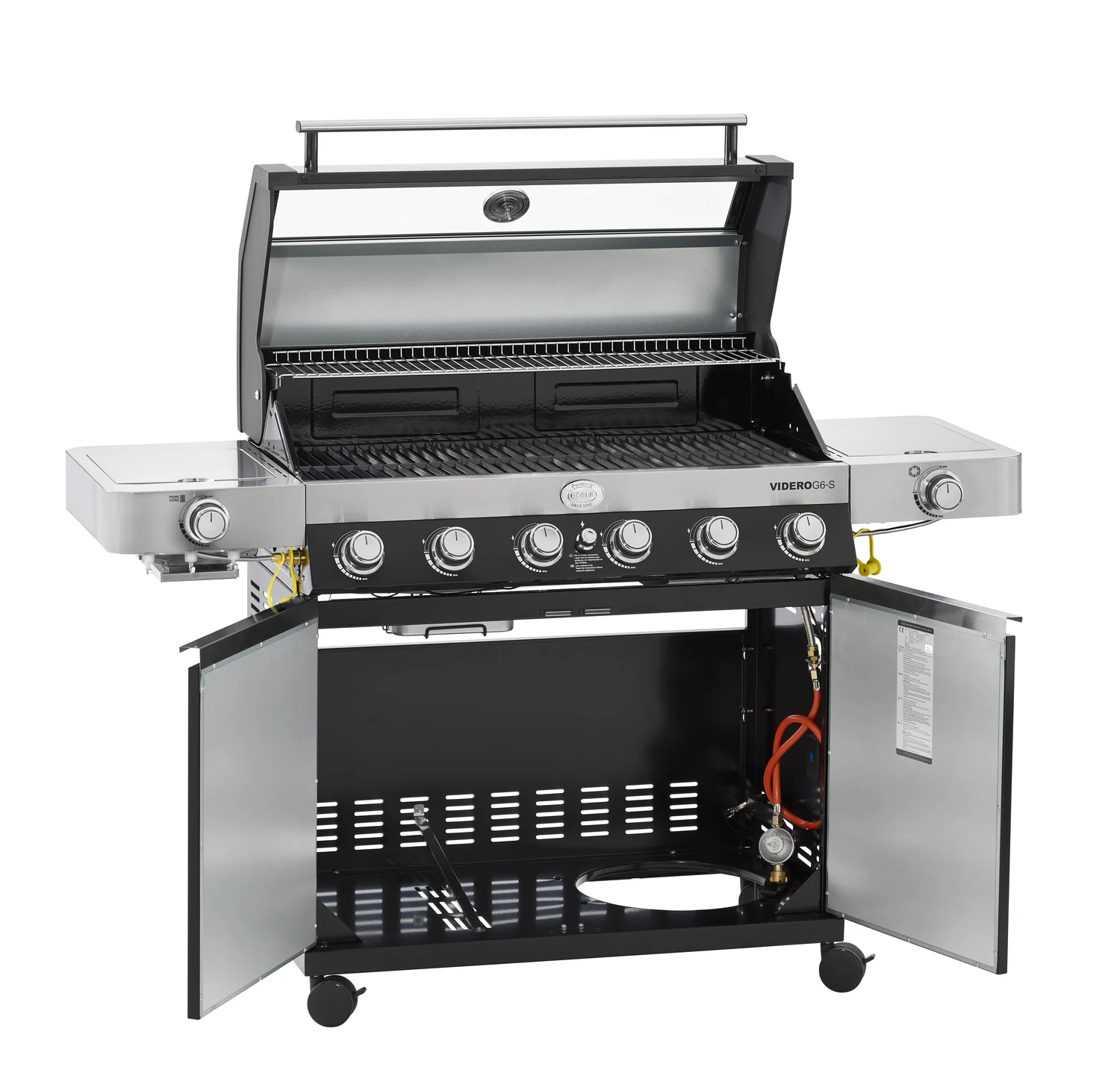 Rösle Gasgrill Videro G6-S VARIO+ Schwarz - Modell 2023 - X-DEAL Inkl. Abdeckhaube, Grillplatte Und Drehspieß 9 Rösle Gasgrill Videro G6-S VARIO+ Schwarz - Modell 2023 - X-DEAL Inkl. Abdeckhaube, Grillplatte Und Drehspieß - Image 7