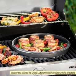 Rösle Gasgrill Videro G4-S VARIO+ Schwarz - Modell 2023 - X-DEAL Inkl. Abdeckhaube Und Grillplatte -Rosles Der Grill Geschaft Roesle Videro Gasgrill Vario Grillrost Mood
