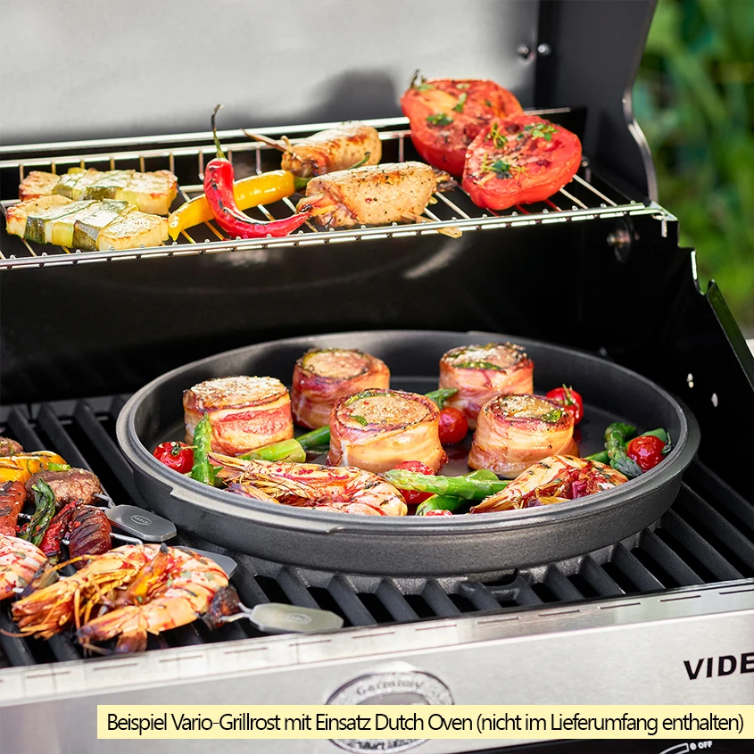 Rösle Gasgrill Videro G6-S VARIO+ Schwarz - Modell 2023 - X-DEAL Inkl. Abdeckhaube, Grillplatte Und Drehspieß 21 Rösle Gasgrill Videro G6-S VARIO+ Schwarz - Modell 2023 - X-DEAL Inkl. Abdeckhaube, Grillplatte Und Drehspieß - Image 19