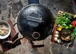 The Bastard Keramikgrill Classic Medium - Complete - Schwarz Glänzend - Modell 2023 -Rosles Der Grill Geschaft The Bastard Classic Medium Kamado Grill schwarz