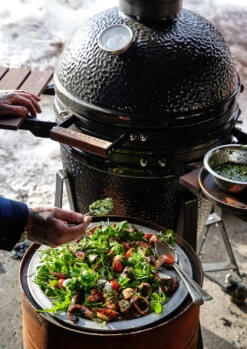 The Bastard Keramikgrill Classic Medium - Complete - Schwarz Glänzend - Modell 2023 -Rosles Der Grill Geschaft The Bastard Classic Medium Keramikgrill Deckel