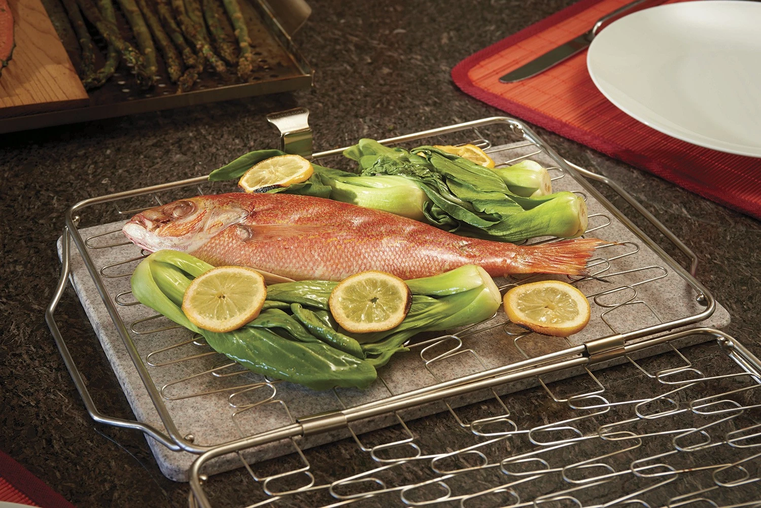 Napoleon Fisch- Und Gemüsehalter Klappbar, Flexibel 4 Napoleon Fisch- Und Gemüsehalter Klappbar, Flexibel - Image 2