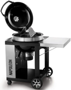 Napoleon Holzkohlegrill Kugelgrill Ø 57cm Im Rollwagen Mit Gussrost Und Deckelscharnier PRO22K-Cart-2 -Rosles Der Grill Geschaft napoleon kohlegrill deckel PRO22K CART 2