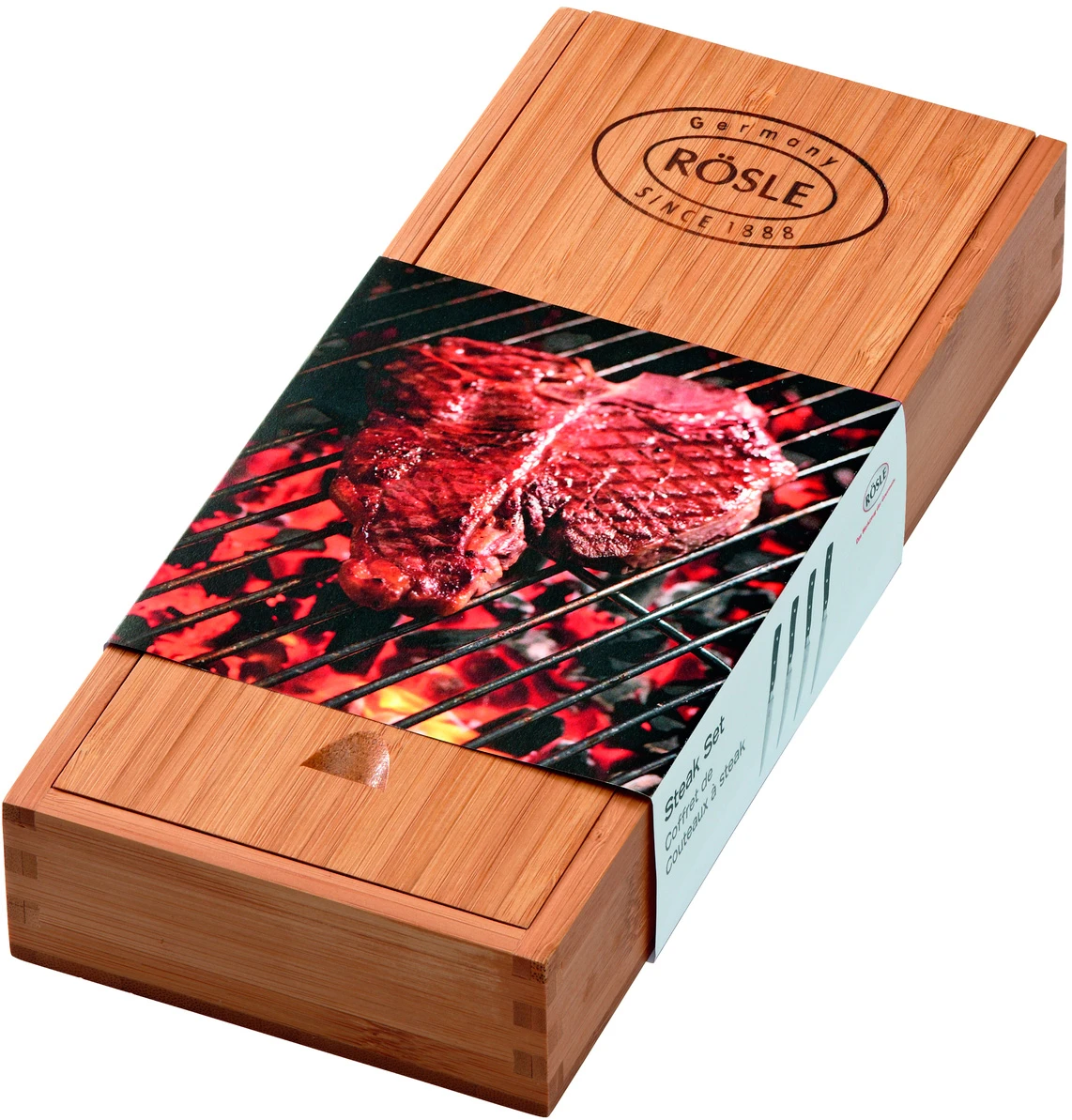 Rösle Steakmesser 4er Set 3 Rösle Steakmesser 4er Set