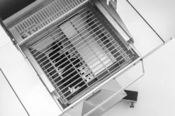 Thüros Holzkohlegrill T300 / Holzkohle Grillstation 42x42 Cm -Rosles Der Grill Geschaft thueros evo3 holzkohle bbq station fdetail innen